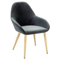 Кресло Kent Diag grey/нат.дуб