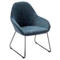 Кресло Kent Diag blue/Линк