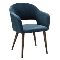 Кресло Oscar Diag blue/т.орех Кресло Oscar Diag blue/т.орех