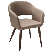 Кресло Oscar Сканди Браун Темный Орех