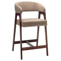 Кресло полубарное Baxter Beige/т.орех Кресло полубарное Baxter Beige/т.орех
