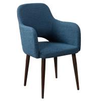 Кресло Ledger Сканди БлюАрт Темный Орех