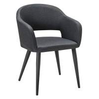 Кресло Oscar тёмно-серый/черный