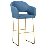 Кресло бар Oscar БлюАрт/ЛинкЗолот