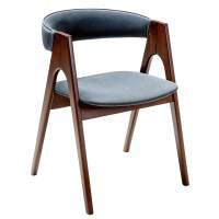 Стул Кресло Kaede Grey/Темный орех Стул Кресло Kaede Grey/Темный орех