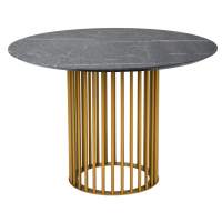 Стол обеденный Patrik New д.110 Мрамор Графит /Золото