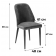 Стул Alen Diag grey/черный