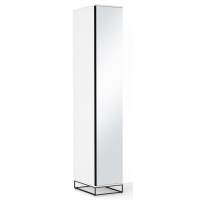 Шкаф-пенал с зеркалом City глубина 60 см. белый