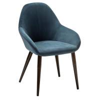 Кресло Kent Diag blue/т.орех Кресло Kent Diag blue/т.орех