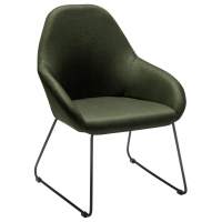 Кресло Kent тёмно-зеленый/Линк