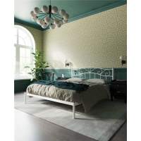 Кровать "Глэдис" без изножья (140х200/ноги металл/цвет Белый) Кровать "Глэдис" без изножья (140х200/ноги металл/цвет Белый)