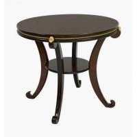 Стол журнальный "Глория М" (орех) Вис