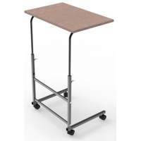 Подкатной стол СЛКС-4 (каркас черный/ясень шимо темный)