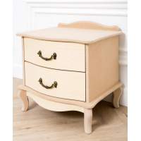 Тумбочка прикроватная "Джульетта" 2 ящ. (без покраски) Вис