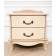 Тумбочка прикроватная "Джульетта" 2 ящ. (без покраски) Вис