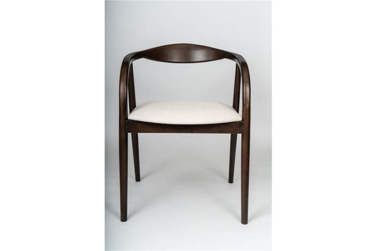 Полукресло венское Diona (темный орех/ткань Тесла 01)-1