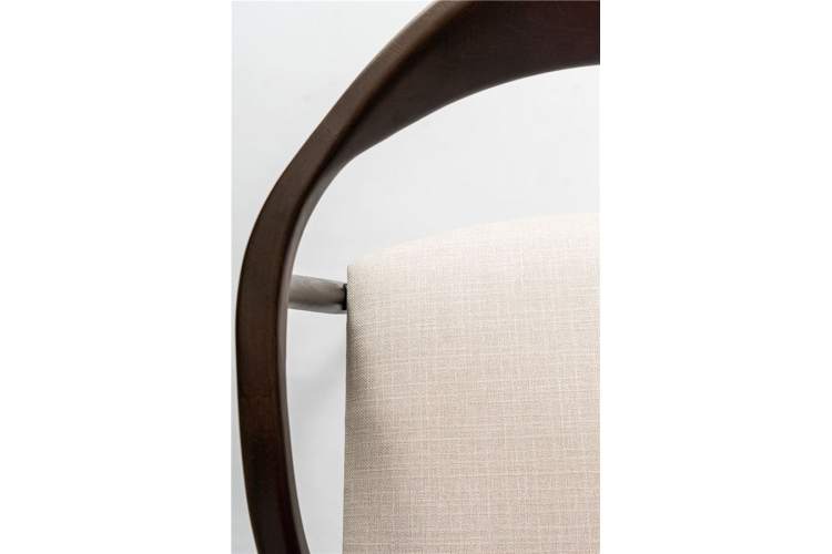 Полукресло венское Diona (темный орех/ткань Тесла 01)-4