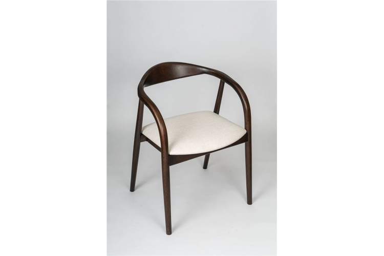 Полукресло венское Diona (темный орех/ткань Тесла 01)-5