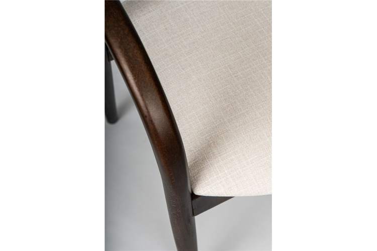 Полукресло венское Diona (темный орех/ткань Тесла 01)-6