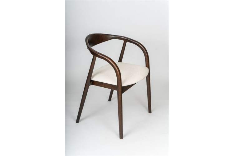 Полукресло венское Diona (темный орех/ткань Тесла 01)-7