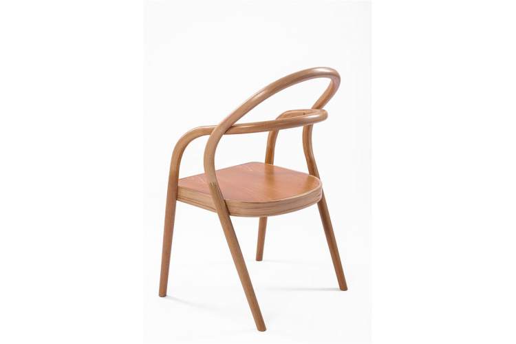 Полукресло венское Orion (натуральный) жесткое сиденье-5