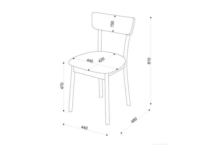 Стул Хорн (Тёмный тон/экокожа Е-09)-6