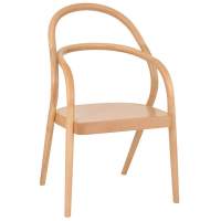 Полукресло венское Orion (натуральный) жесткое сиденье