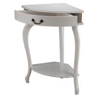 Консоль угловая  Элегант  (молочный дуб) Вис