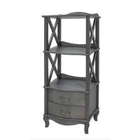 Этажерка  Джульетта -2 (серый ясень) Вис в гостиную