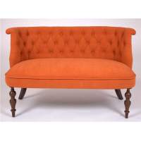 Диван Бархат (темный тон / G08 - морковный) в гостиную