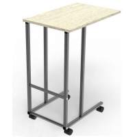 Подкатной стол СЛКС-3 (каркас черный/ясень шимо светлый)