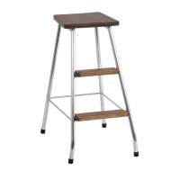 Стул-лестница (хром/орех)