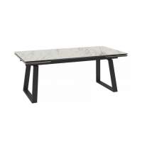 Cтол с керамическим покрытием Chelsy-200 (200+45+45)х98 / Palissandro premium cer/Черный)