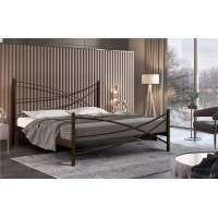 Кровать Лиана (160х200/металлическое основание) Коричневый бархат Кровать Лиана (160х200/металлическое основание) Коричневый бархат