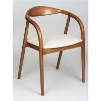 Стул деревянный Полукресло венское Diona (светлый орех/ткань Тесла 01)