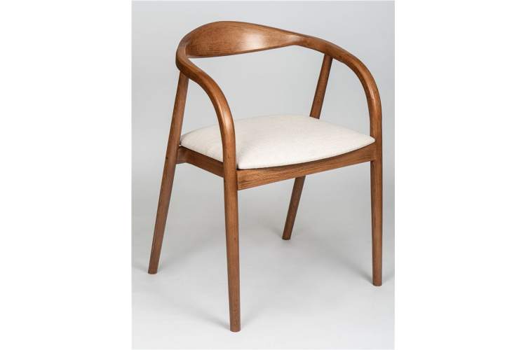 Полукресло венское Diona (светлый орех/ткань Тесла 01)