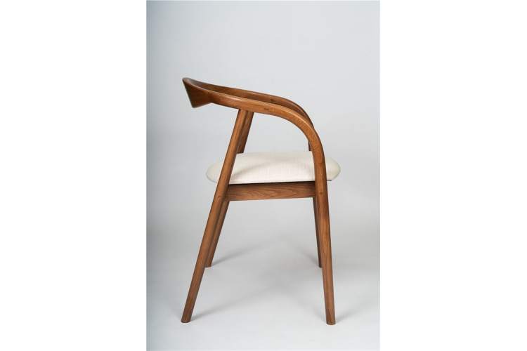 Полукресло венское Diona (светлый орех/ткань Тесла 01)-4