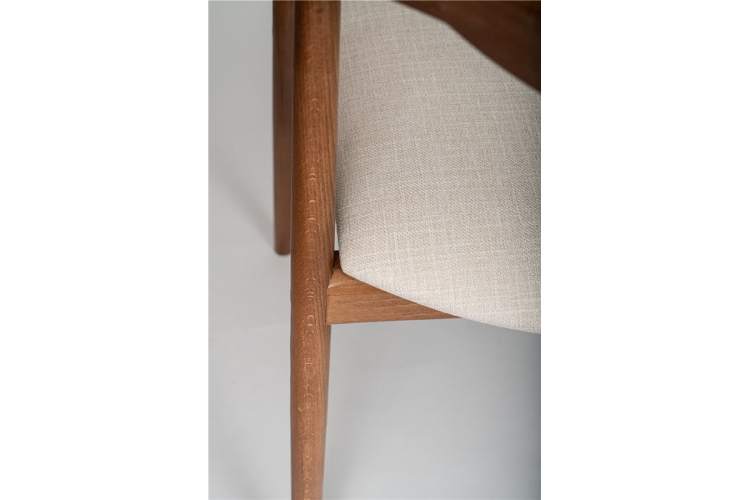 Полукресло венское Diona (светлый орех/ткань Тесла 01)-6