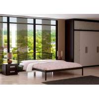 Кровать Аура (160х200/ цвет Чёрный/ металлическое основание) Кровать Аура (160х200/ цвет Чёрный/ металлическое основание)