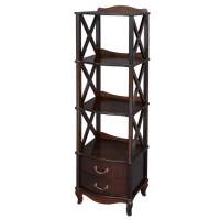 Этажерка "Джульетта"-3 (орех) Вис в гостиную