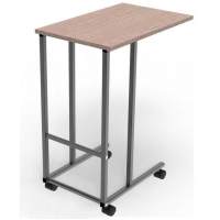 Подкатной стол СЛКС-3 (каркас черный/ясень шимо темный)