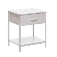 Тумба прикроватная  Линкс  с 1 ящиком и полкой (каркас Белый / ящики Белый)