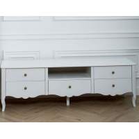 ТВ-тумба "Версаль" (белый) в гостиную