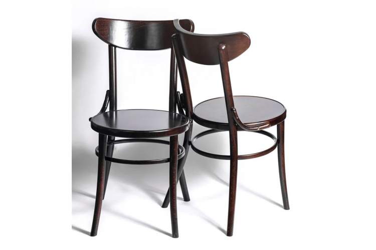 Стул венский Luna (темный орех) жесткое сиденье