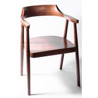 Полукресло венское Mercurius (светлый орех) жесткое сиденье