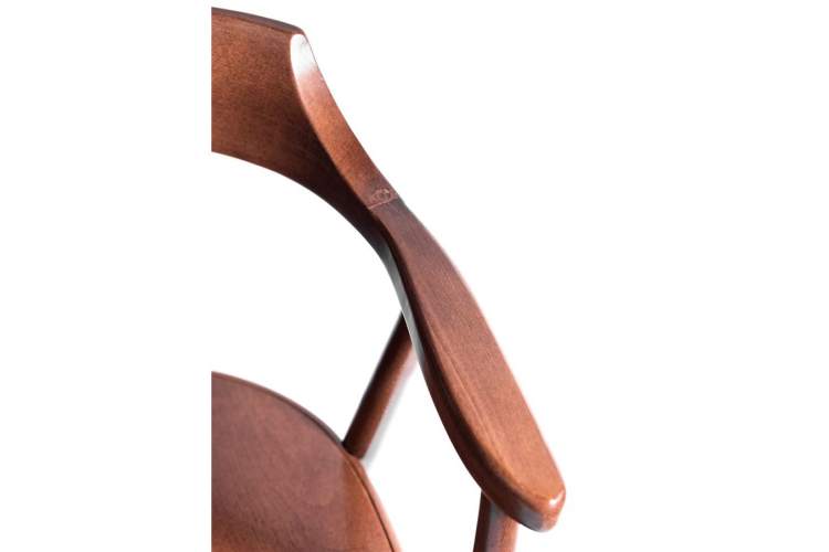 Полукресло венское Mercurius (светлый орех) жесткое сиденье-2