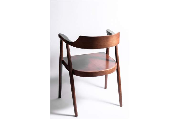 Полукресло венское Mercurius (светлый орех) жесткое сиденье-3