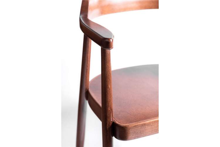 Полукресло венское Mercurius (светлый орех) жесткое сиденье-4