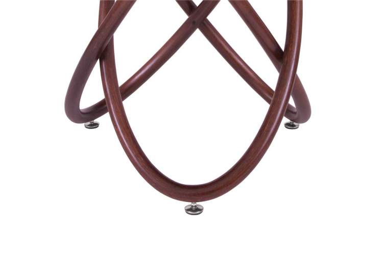 Стол не раскладной Линц 90 Red Black(Тёмный тон)-2