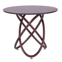 Стол не раскладной Линц 90 Red Black(Тёмный тон)